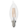 Bulbrite LED 4.5 Watt CA10 Flame Light Bulb With A Clear Finish, 2700K (Warm White Light) - main product image