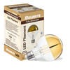 LED Filament 4.5 Watt G25 Light Bulb With A Half Gold Finish And A Medium Screw E26 Base - 2700K (Warm White Light) 350 Lumens - alternate image 2