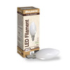 Bulbrite LED 4 Watt B11 Light Bulb With A Milky Finish And Candelabra Screw (E12) Base - alternate image 2