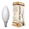 Bulbrite LED 4 Watt B11 Light Bulb With A Milky Finish And Candelabra Screw (E12) Base - alternate image 3