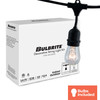 Bulbrite 14 Ft, 10-Socket Decorative Kit With Clear Incandescent String10/E26/Black-S14kt Indoor And Outdoor String Lights, Foot, Black - alternate image 2