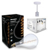 Bulbrite LED 4 Watt Pendant Fixture With A Clear Finish, 2200K (Amber Light) - alternate image 2