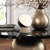 Orb Rechargeable Cordless LED Table Lamp, 3-Levels Brightness Touch Sensor Control, Travertine / Chocolate Bronze - alternate image 3