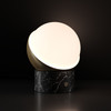 Orb Rechargeable Cordless LED Table Lamp, 3-Levels Brightness Touch Sensor Control, Black Marble / Brushed Brass - alternate image 5