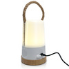 Groove Cordless LED Outdoor Table Lamp With Dimmer, Built-In Rechargeable Battery, 3-Level Brightness, Bluetooth Speaker / Color Changing, White - alternate image 5