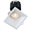 Lotus LED Tangra 4" Gimbal Square Sloped Thin Trim, 5CCT 2700K|3000K|3500K|4000K|5000K, CRI98