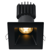 Lotus LED Tangra 3" Fixed Square Deep Regressed Wide Trim, 5CCT 2700K-5000K, CRI95