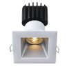 Lotus Tangra 3" Fixed Square Deep Regressed Wide Trim, Dim to Warm 3000K-1800K, CRI95