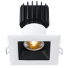 Tangra 3" Fixed Square Recessed Wide Trim, DTW3000K-1800K, CRI95 LED
