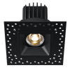 Tangra 3" Fixed Square Recessed Invisible Trim, Dim to Warm 3000K-1800K, CRI95
