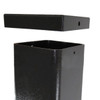 20 Foot Square Straight Aluminum Light Pole, 5 Inch Wide, 0.188" Wall Thickness