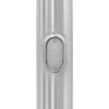 20' Round Tapered Aluminum Light Pole, 6" Diameter, 0.156" Wall Thickness, Brushed Natural Aluminum, 4-Bolt Cast Aluminum Base Flange