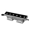Sēnik Graze Līt RGBW, 1', 35°, Satin Aluminum, 100-277V, RGB+3000K, 552 lumens, 12W, DMX512+RDM