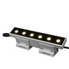 Sēnik Graze Līt RGBW, 1', 35°, Satin Aluminum, 100-277V, RGB+3000K, 552 lumens, 12W, DMX512+RDM