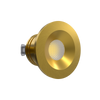 1 Inch Brushed Brass Puck Light 24V 35K