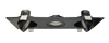 3" Triple head multiple floating gimbal White - alternate image 2