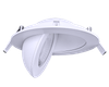 4” Round Floating Gimbal White - alternate image 2