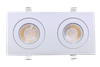 4" double head multiple floating gimbal White - main product image