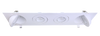 4" Four head multiple floating gimbal White - alternate image 2