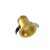 Mini Brushed Brass Puck Light 24V 27K - alternate image 2