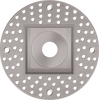 1 Inch Brushed Nickel Square Trimless Kit - main product image