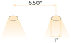 1 Inch Double Head Trimless Kit - alternate image 3