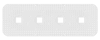 1 Inch Quadruple Head Trimless Kit - main product image