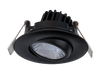 3" Round Flushed Gimbal (Black) - alternate image 2