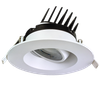 3.5” Round Regress Gimbal (White) - alternate image 2