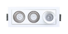 2" Three Head Combo Multiple White - alternate image 2