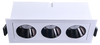 2" Three Head Fixed Multiple White - alternate image 2
