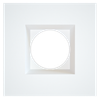 4 Inch White Square Trim - main product image