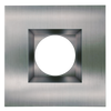 4 Inch Brushed Nickel Square Trim