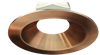 6 Inch Brushed Copper Round Trim - alternate image 2