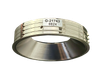 4 Inch Brushed Nickel Round Millwork Trimless Kit - alternate image 2