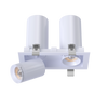 3” Double Head Retractable Multiple White - alternate image 2