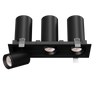 3” Triple Head Retractable Multiple Black - alternate image 3