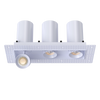 3” Triple Head Retractable Trimless Multiple White - alternate image 3