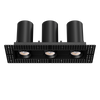 3” Triple Head Retractable Trimless Multiple Black - main product image
