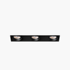 3” Triple Head Retractable Trimless Multiple Black - alternate image 4