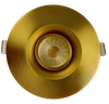 3” Round Regress Gimbal (Brushed Brass) - main product image