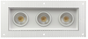 3.5" Triple Head Trimless Regress Multiple Gimbal White - main product image