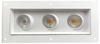 3.5" Triple Head Trimless Regress Multiple Gimbal White - alternate image 2