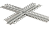 1 / 2" X Corner Trimless Channel