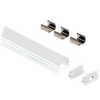 1/2" Aluminum Surface Mount Channel White - alternate image 2