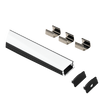 1/2" Aluminum Surface Mount Channel Black - main product image