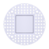 4″ Square Trimless Flushed - main product image