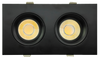 3.5” Double Head Multiple Gimbal Black - main product image