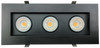 4” Triple Head Regress Multiple Gimbal Black - main product image