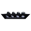 4” Four Head Regress Multiple Gimbal Black - alternate image 2
